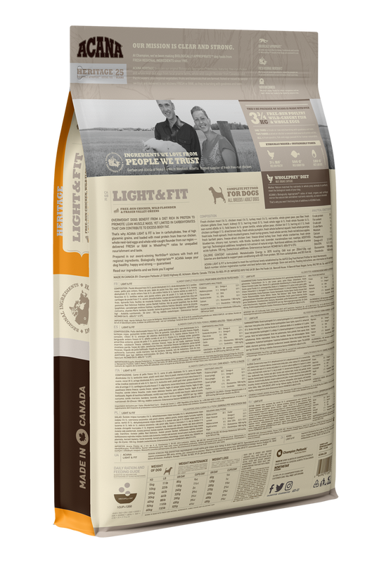 Acana light shop and fit 11kg