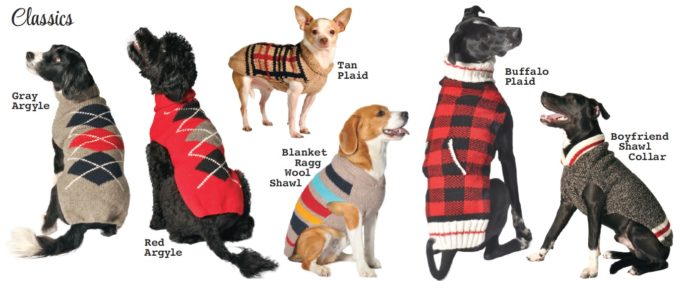 Chilly Dog Buffalo Plaid Sweater BARKS n REC